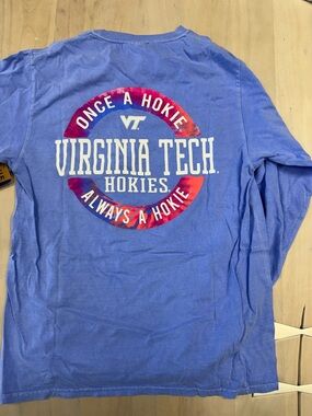 VIRGINIA TECH Ecko Unlimited Light Blue Long Sleeve Tee with Tag
